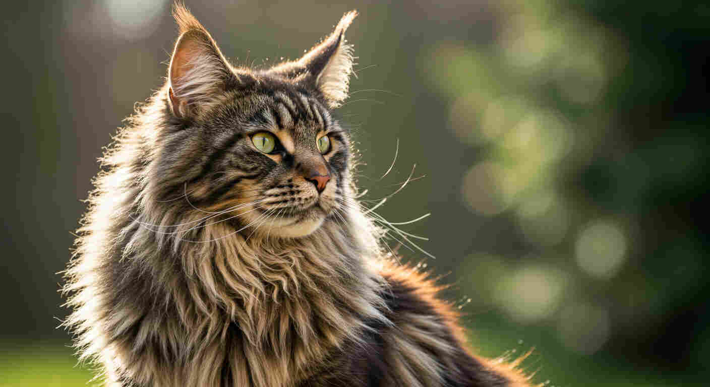 Kąpanie Maine Coon, Maine Coon,