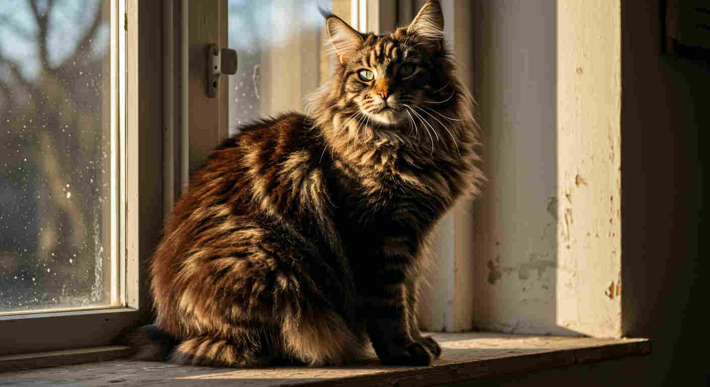 Kąpanie Maine Coon, Maine Coon,