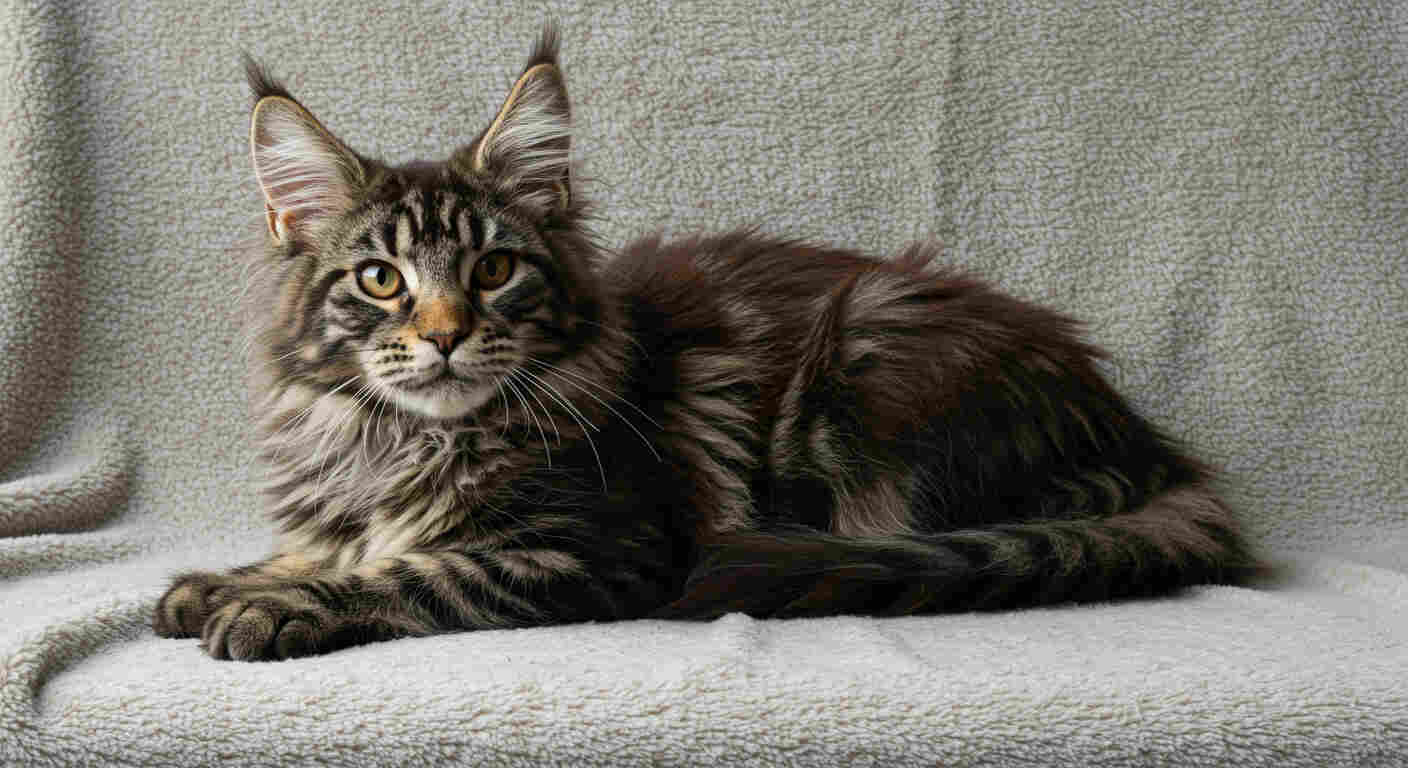 Kąpanie Maine Coon, Maine Coon,