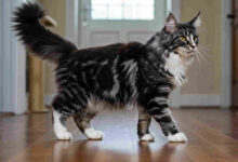 Kąpanie Maine Coon, Maine Coon,