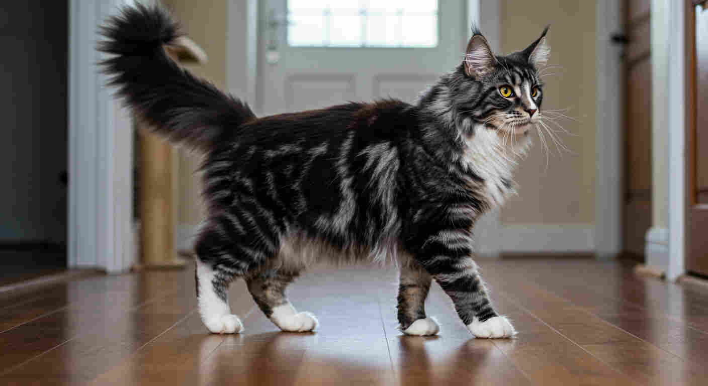 Kąpanie Maine Coon, Maine Coon,