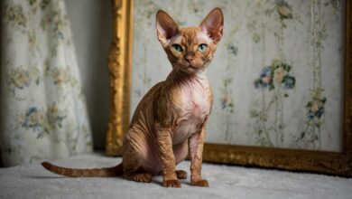Devon rex sierść