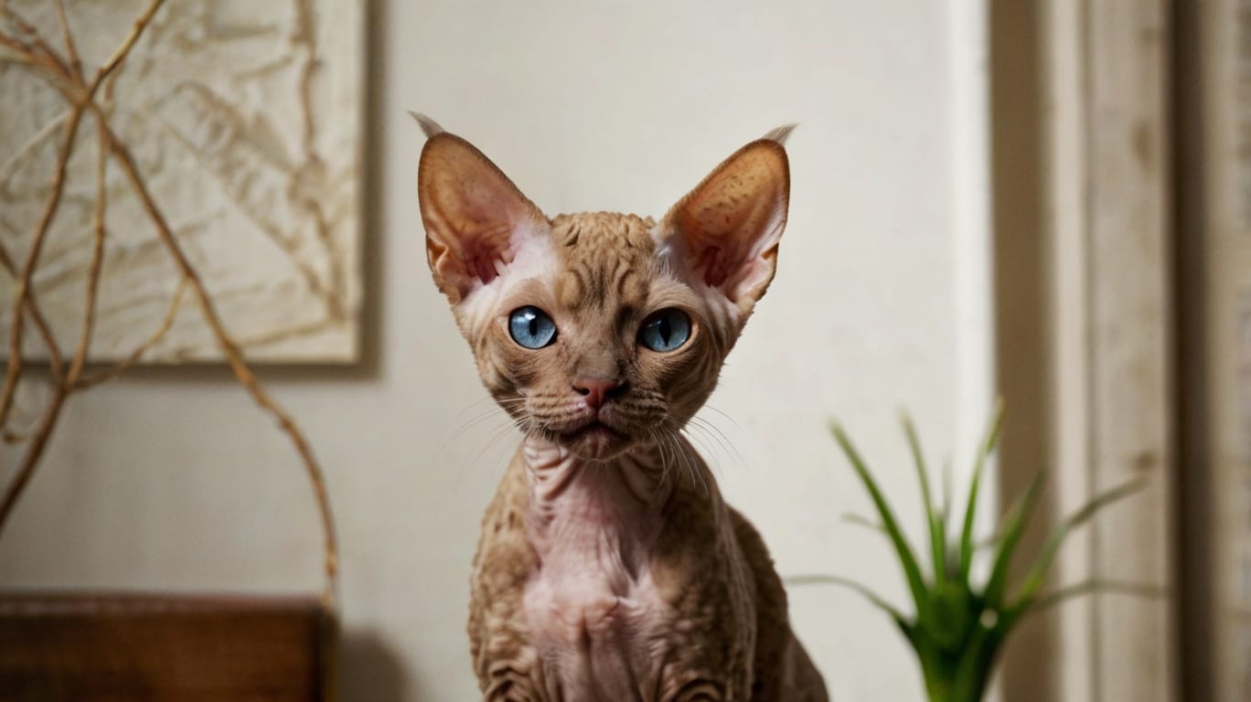 Devon rex sierść