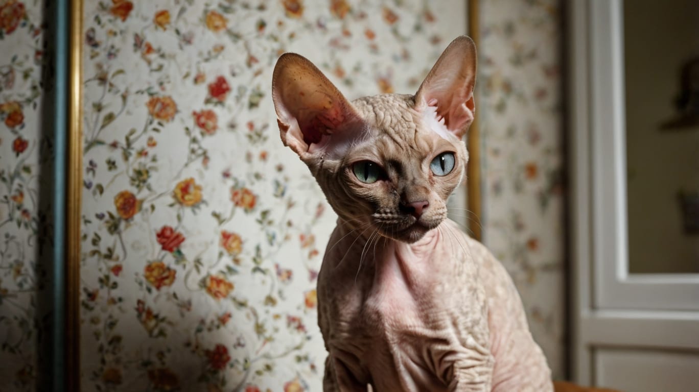 Devon rex sierść