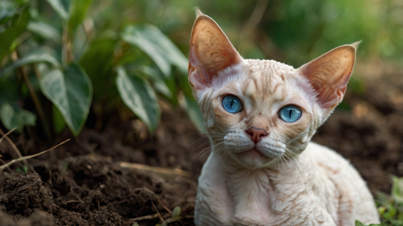 Devon rex sierść
