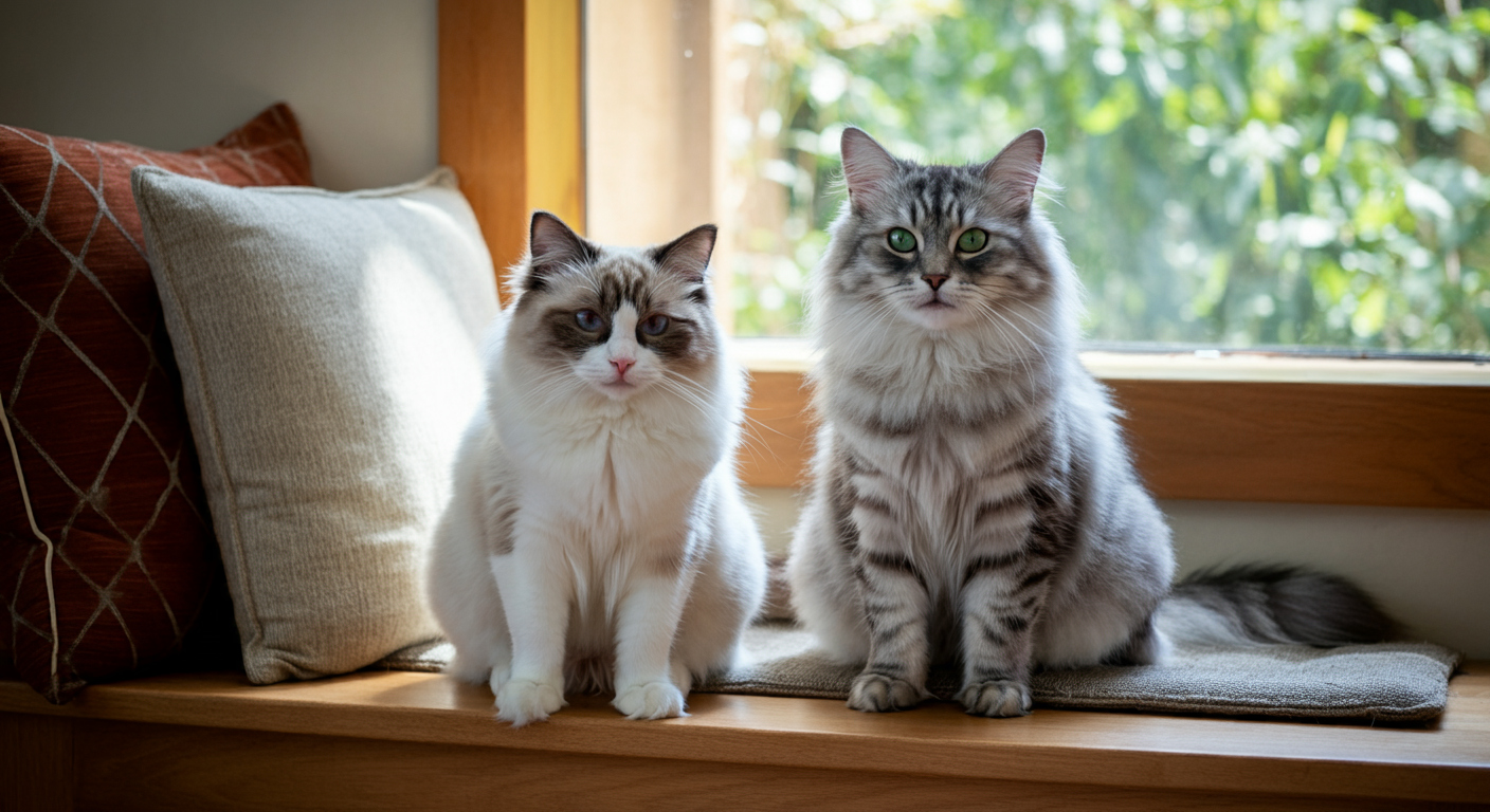 kota Ragdoll, Kot syberyjski, Ragdoll a syberyjski, Ragdoll czy syberyjski,
