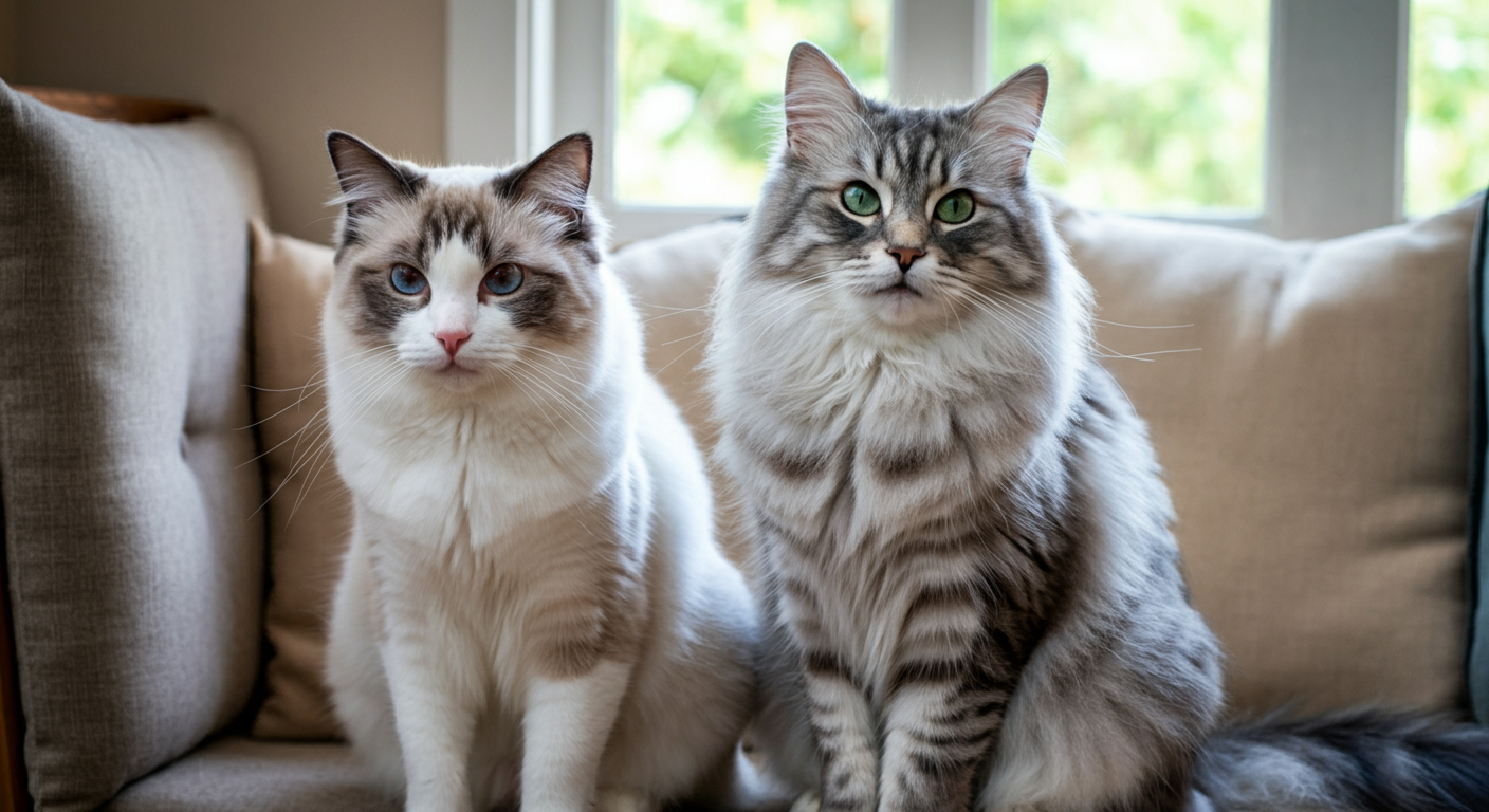 kota Ragdoll, Kot syberyjski, Ragdoll a syberyjski, Ragdoll czy syberyjski,