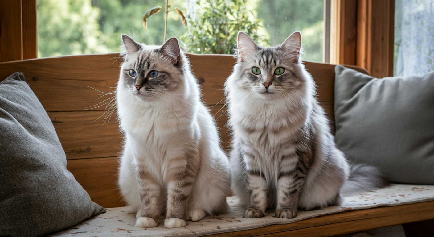 kota Ragdoll, Kot syberyjski, Ragdoll a syberyjski, Ragdoll czy syberyjski,