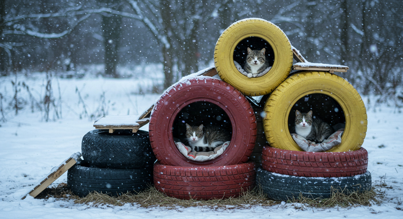 budka dla kota, Buda dla kota, Budka dla kotów,