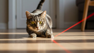 Laser dla kota, Laser,