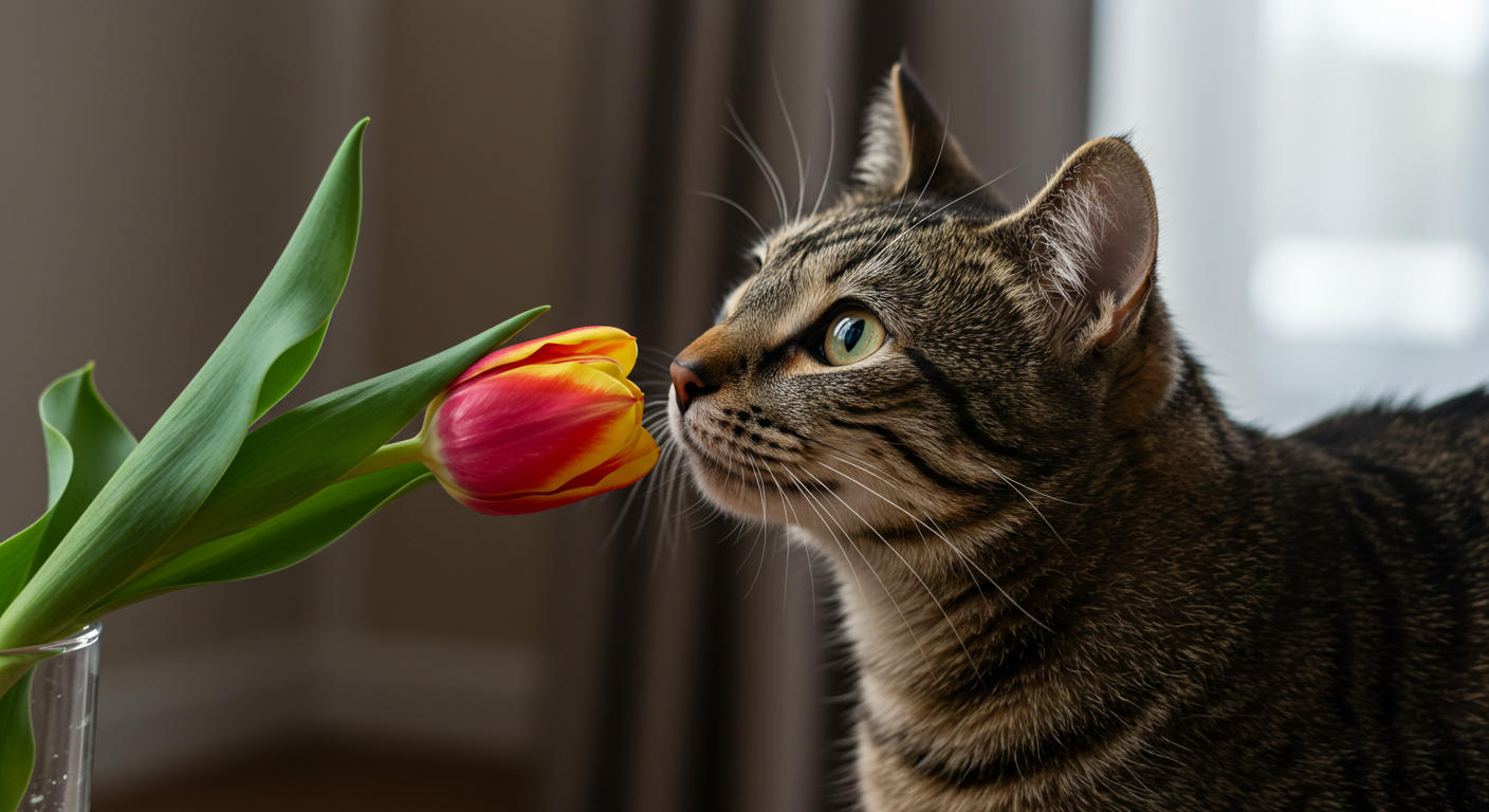 Tulipany są szkodliwe dla kota, Tulipany, tulip ,